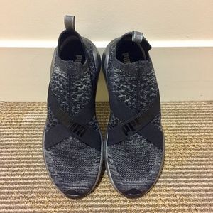 Shop Puma Puma Fierce Evoknit Metallic Sneaker, BlackSilver Shop Puma Puma Fierce Evoknit Metallic Sneaker, BlackSilver